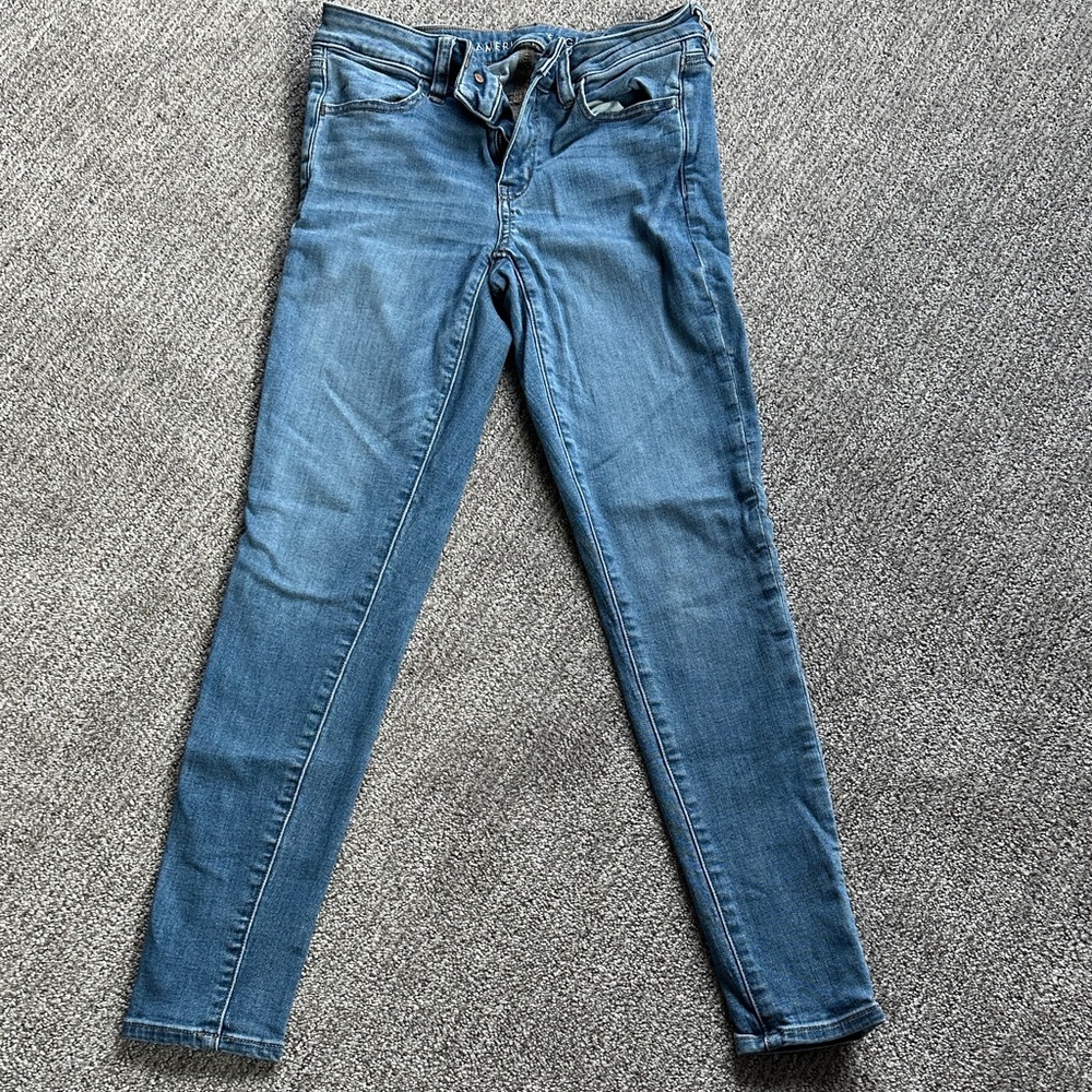 American Eagle Blue Women's skinny Jeans